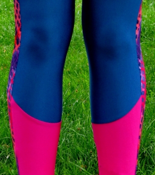 Preview: Leggins with side lack-strips / colored legs