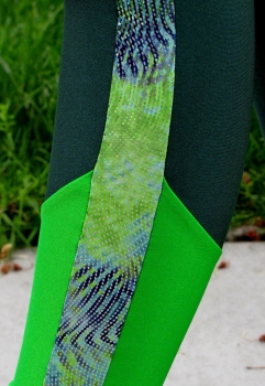 Preview: Leggins with side lack-strips / colored legs - Kopie